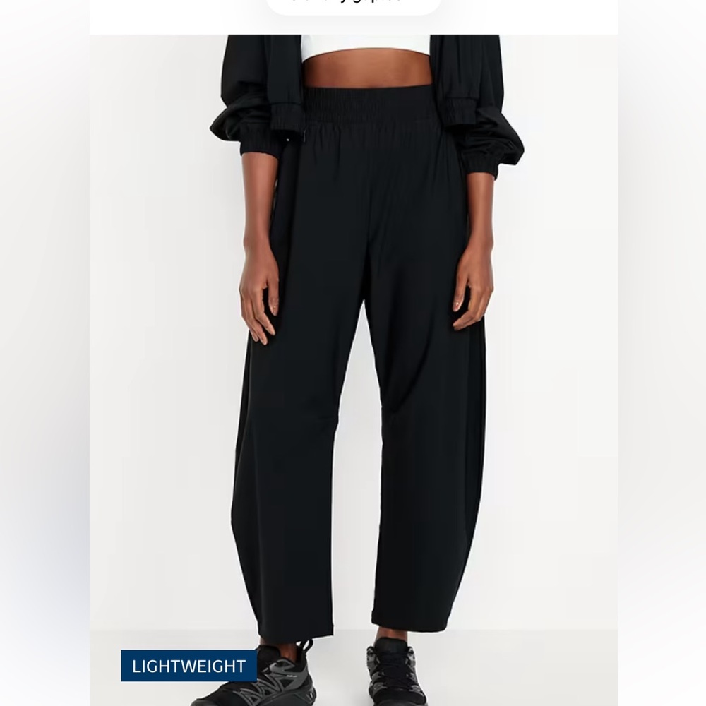 Old Navy Sleektech Barrel-Leg Lightweight Pants -XLP